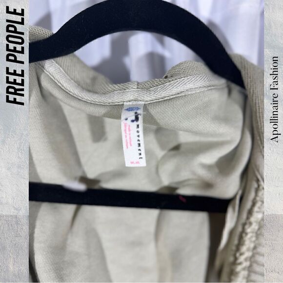 FP MOVEMENT WRAP V NECK HOODIE PULLOVER NWOT IN MOSS MEDIUM - Picture 4 of 4